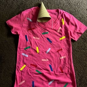 Ice Cream Cone with Sprinkles Costume. Just add leggings